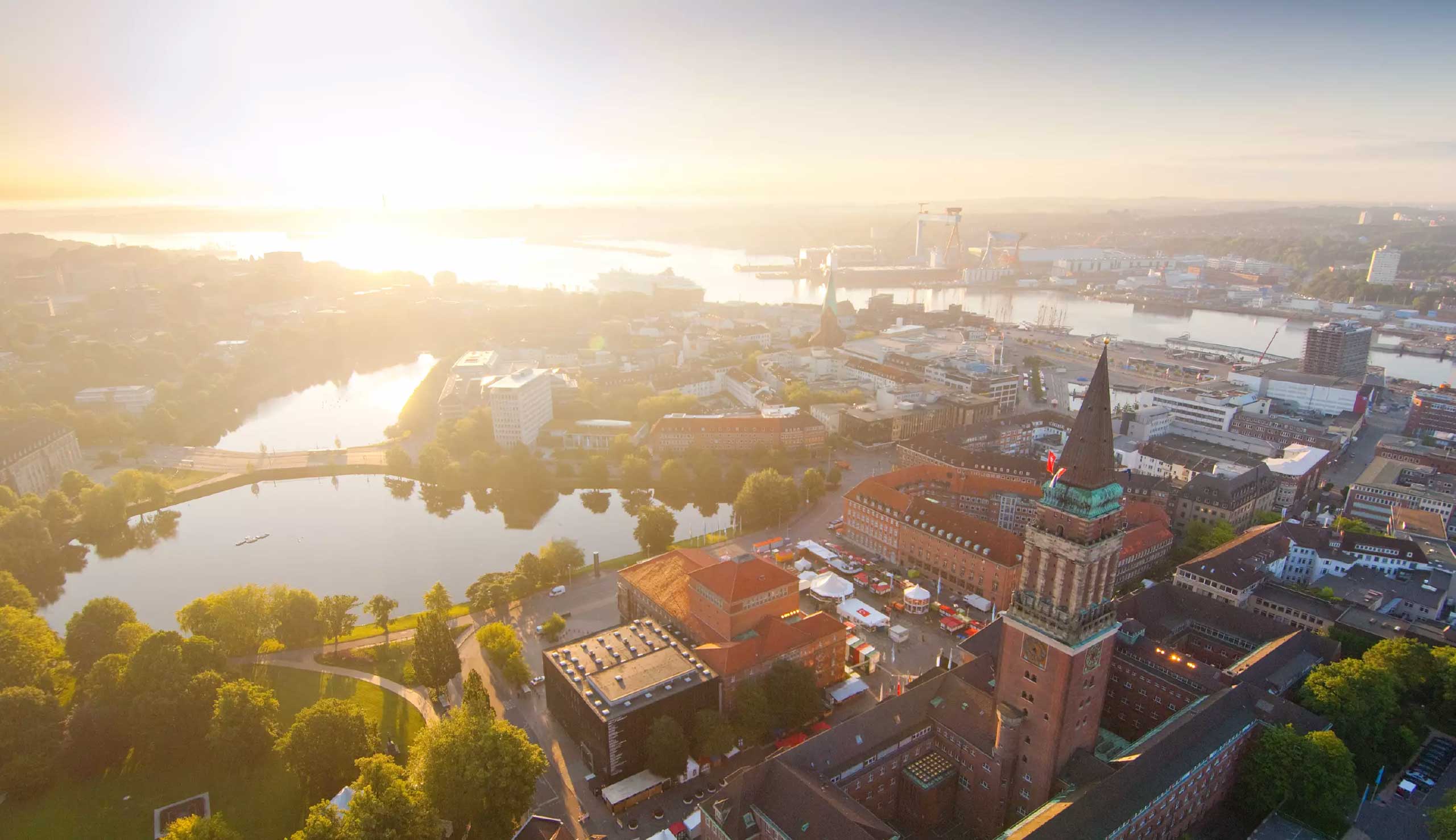 A colorful mix of culture and port city awaits you in Kiel. Copyright: Oliver Frank / Kiel-Marketing