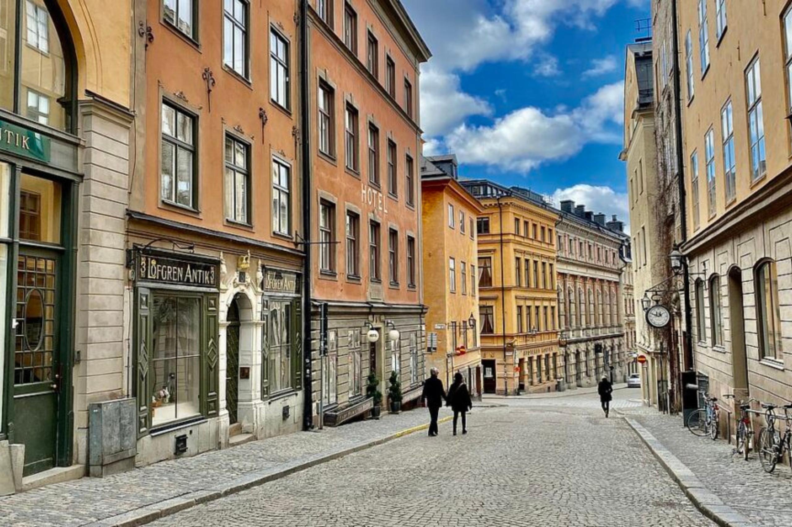 Nice alleys in Old Town in Stockholm.